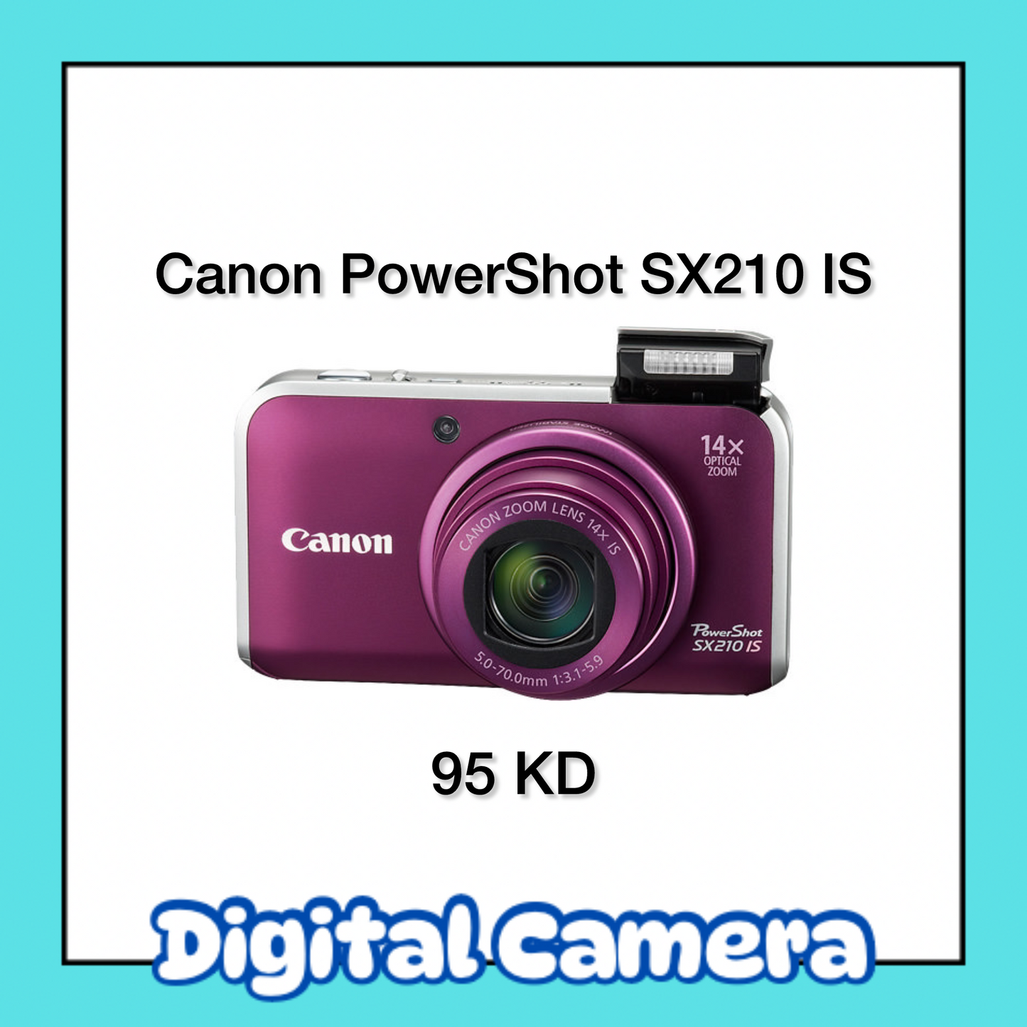 canon powershot sx210 is